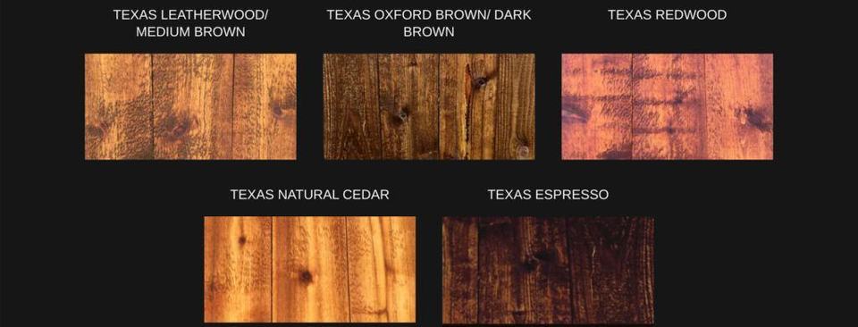 Popular wood fence stain colors